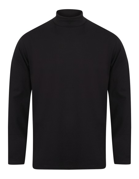 H-H020-Roll-Neck Long-Sleeve Top