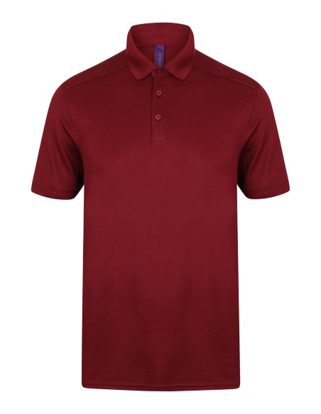 H-H460-Mens Slim Fit Stretch Polo Shirt + Wicking Finish