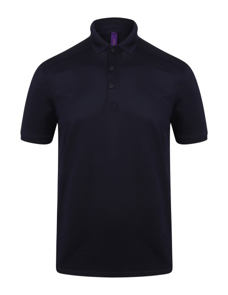 H-H460-Mens Slim Fit Stretch Polo Shirt + Wicking Finish