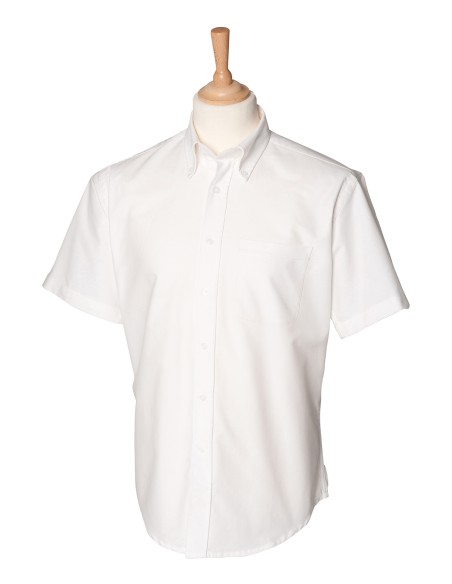 H-H515-Mens Classic Short Sleeved Oxford Shirt