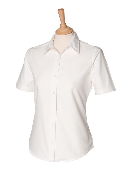 H-H516-Ladies Classic Short Sleeved Oxford Shirt