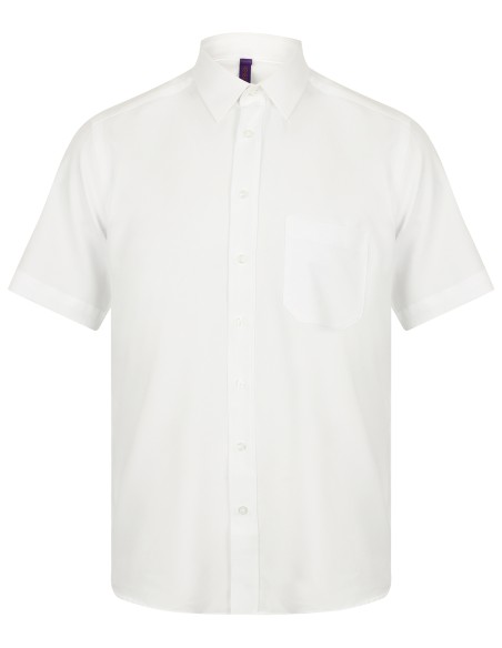 H-H595-Mens Wicking Short Sleeve Shirt