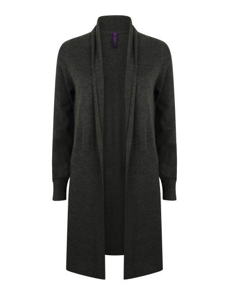 H-H719-Ladies Longline Open Cardigan