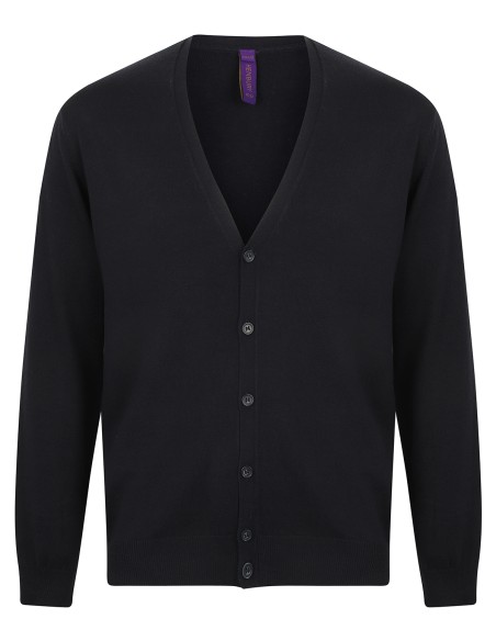 H-H722-Mens Lightweight V-Neck Cardigan