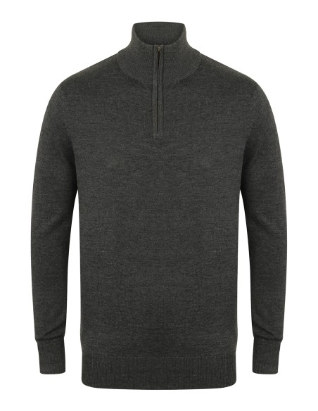 H-H729-Mens Quarter Zip Jumper
