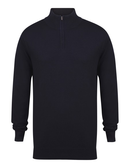 H-H729-Mens Quarter Zip Jumper