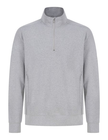 H-HB842-Sweatshirt unisexe durable quart de zip