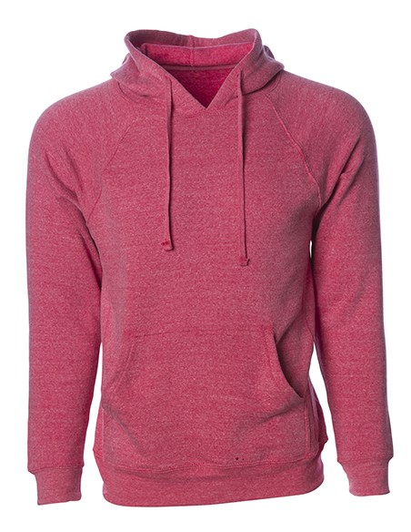 I-PRM33SBP-Unisex Midweight Special Blend Raglan Hooded Pullover