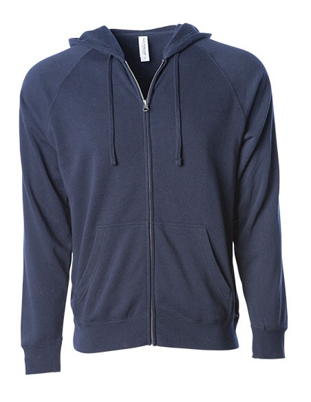 I-PRM33SBZ-Unisex Midweight Special Blend Raglan Zip Hood