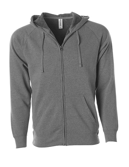 I-PRM33SBZ-Unisex Midweight Special Blend Raglan Zip Hood