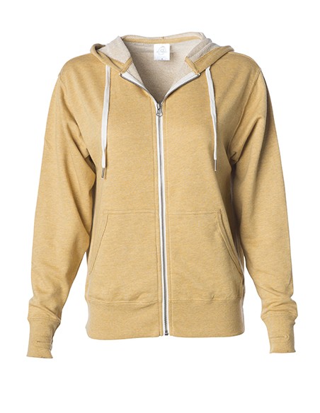 I-PRM90HTZ-Unisex Midweight French Terry Zip Hood