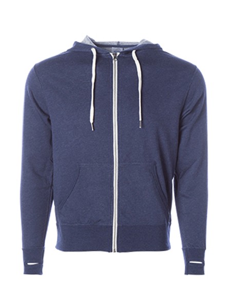 I-PRM90HTZ-Unisex Midweight French Terry Zip Hood