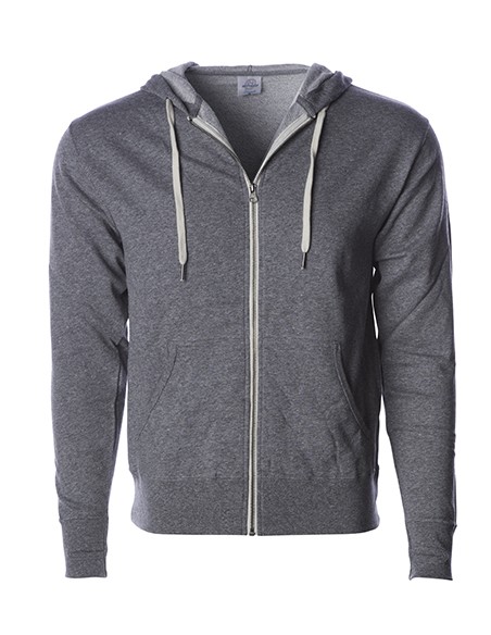 I-PRM90HTZ-Unisex Midweight French Terry Zip Hood