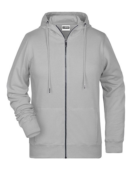 J-8025--Ladies Zip-Hoody