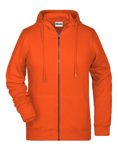 J-8025--Ladies Zip-Hoody