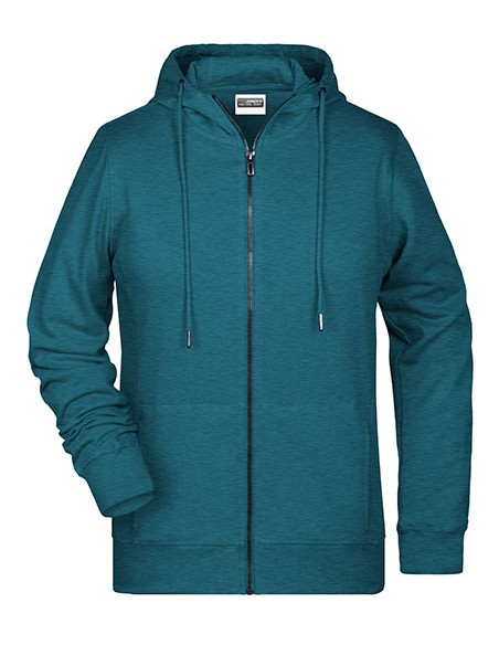J-8025--Ladies Zip-Hoody