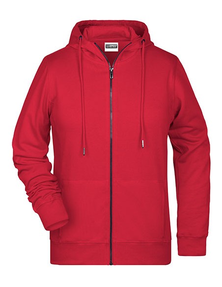 J-8025--Ladies Zip-Hoody