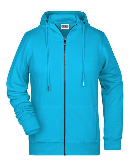 J-8025--Ladies Zip-Hoody