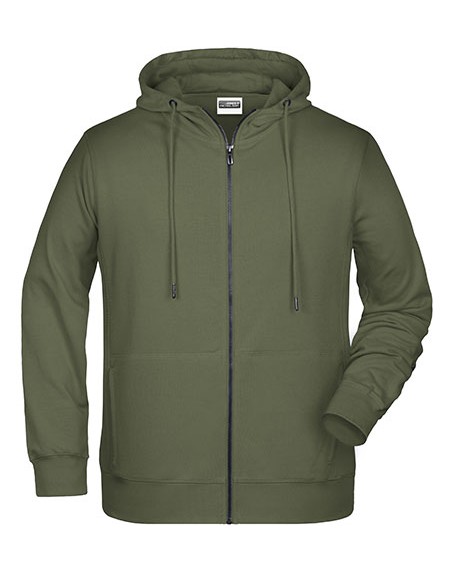 J-8026--Mens Zip-Hoody
