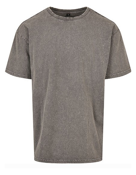 B-BY189-Acid Washed Heavy Oversize Tee