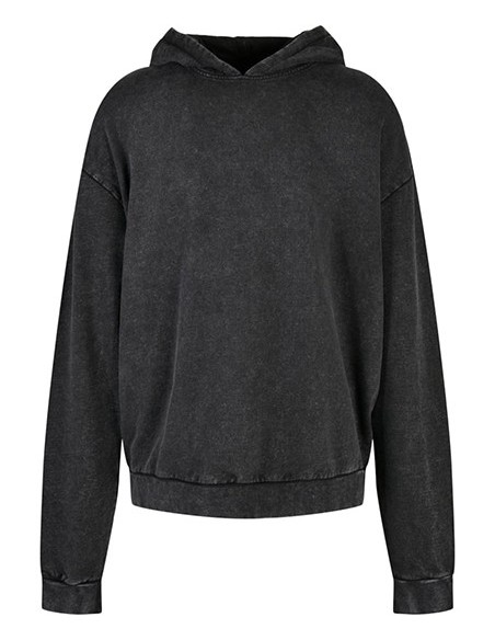 B-BY191-Acid Washed Oversize Hoody