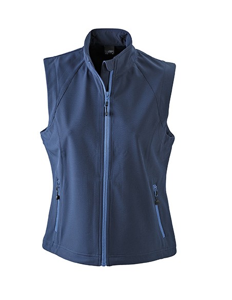 J-JN1023-Ladies Softshell Vest