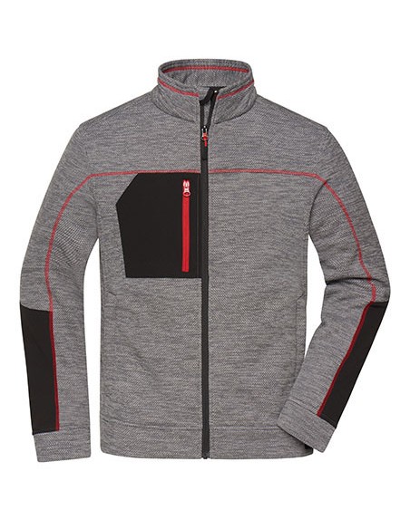 J-JN1818-Mens Structure Fleece Jacket
