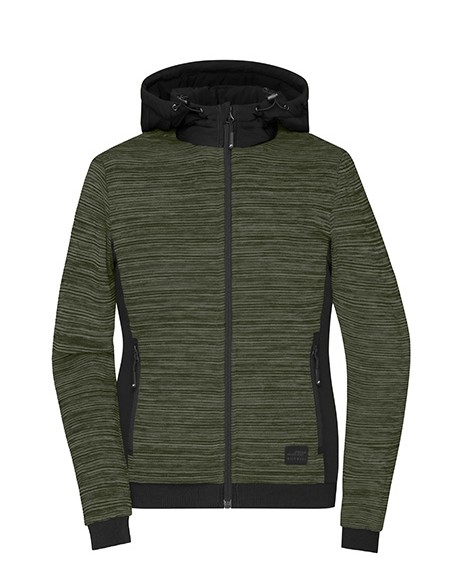 J-JN1843-Ladies Padded Hybrid Jacket