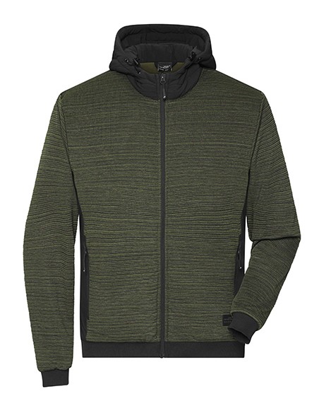 J-JN1844-Mens Padded Hybrid Jacket