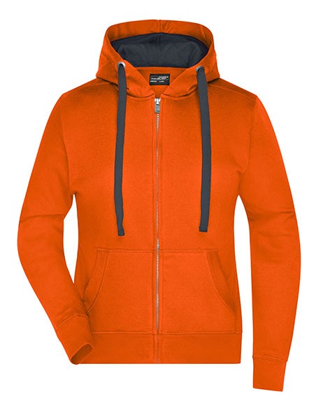 J-JN594-Ladies Hooded Jacket