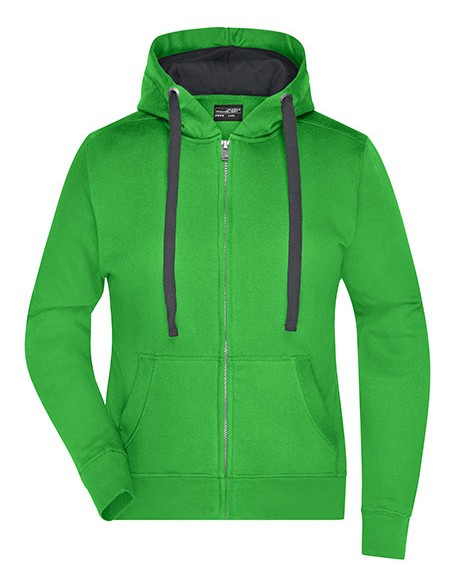 J-JN594-Ladies Hooded Jacket
