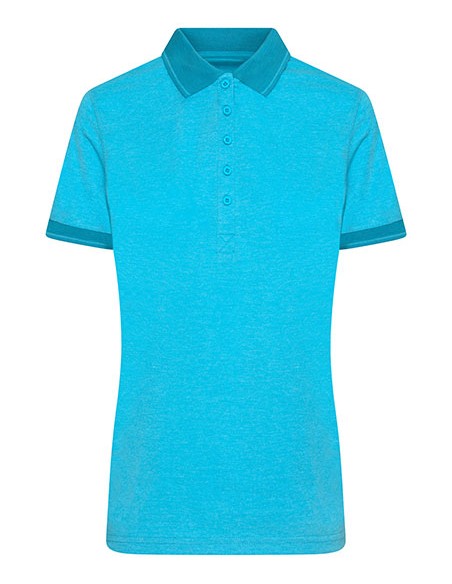 J-JN705-Ladies Heather Polo