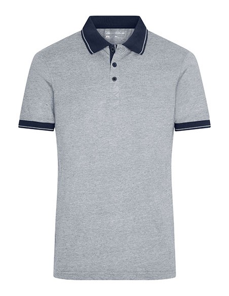 J-JN706-Mens Heather Polo