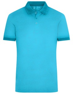 J-JN706-Mens Heather Polo