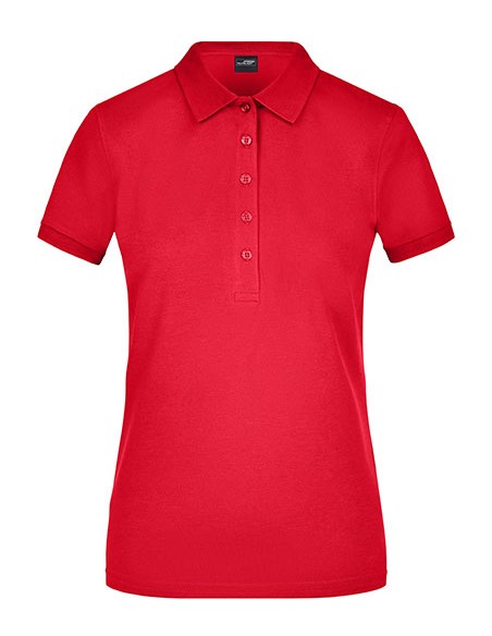 J-JN709-Ladies Elastic Polo Piqué