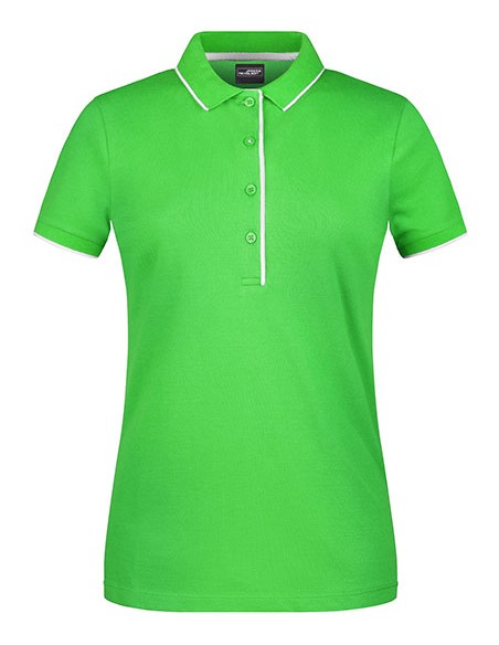 J-JN727-Ladies Polo Stripe