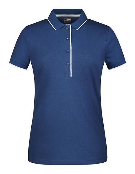 J-JN727-Ladies Polo Stripe