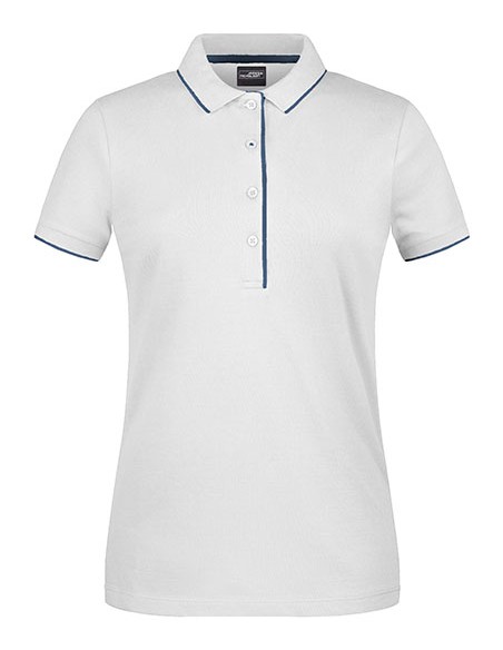 J-JN727-Ladies Polo Stripe