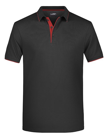 J-JN728-Mens Polo Stripe