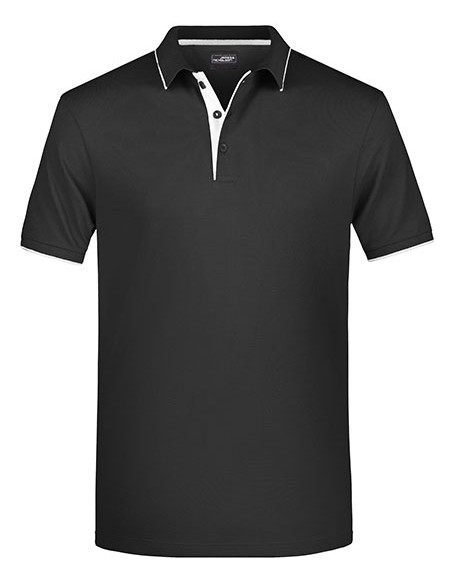 J-JN728-Mens Polo Stripe