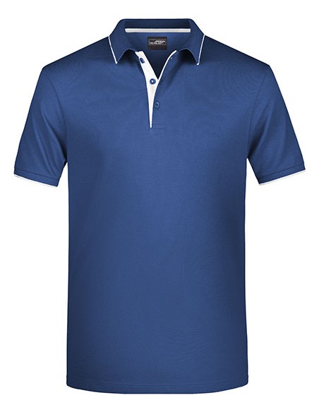 J-JN728-Mens Polo Stripe