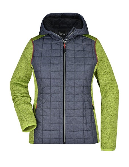 J-JN771-Ladies Knitted Hybrid Jacket
