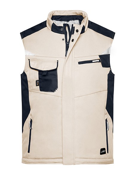 J-JN825-Craftsmen Softshell Vest -STRONG-