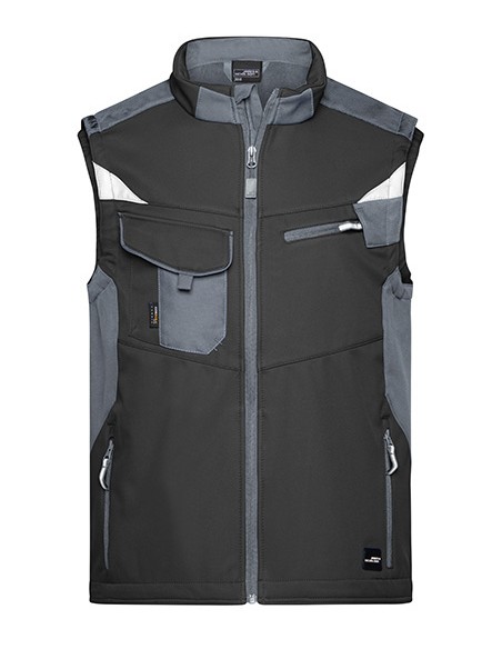 J-JN845-Workwear Softshell Vest -STRONG-