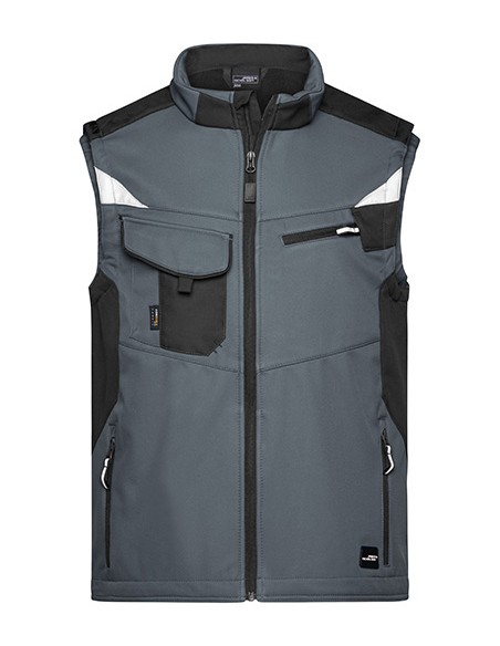 J-JN845-Workwear Softshell Vest -STRONG-