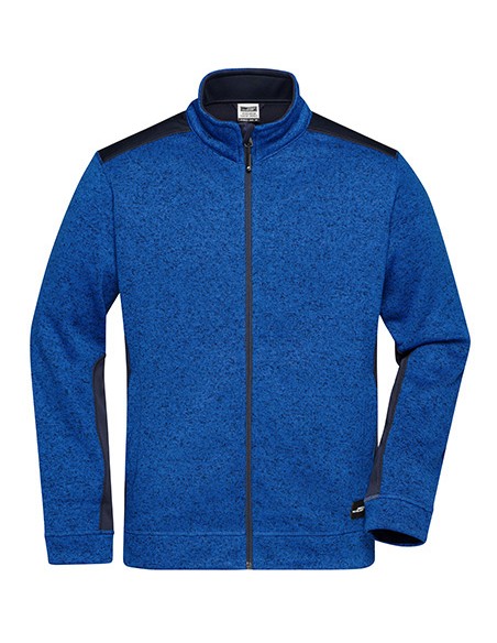 J-JN862-Mens Knitted Workwear Fleece Jacket -STRONG-