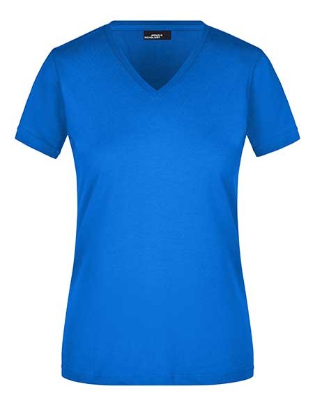 J-JN972-Ladies Slim Fit V-T