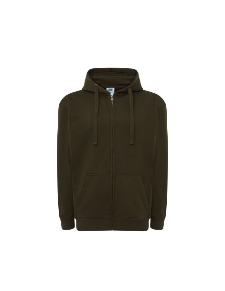 J-SWUAHOOD-Zipped Hooded Sweater