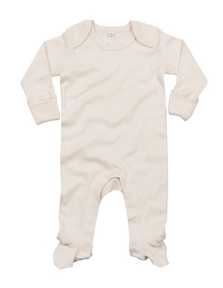 B-BZ35-Baby Sleepsuit With Scratch Mitts
