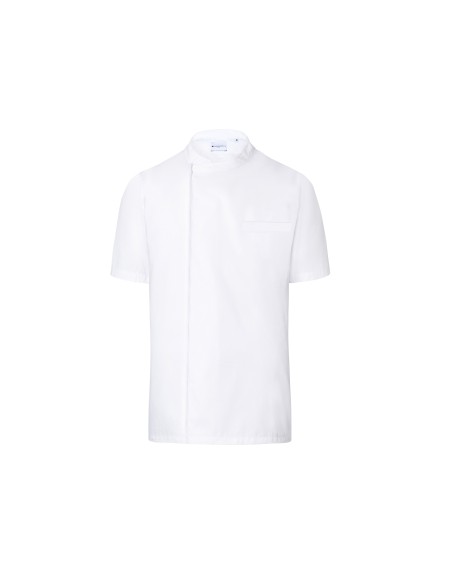 K-BJM3-Short-Sleeve Throw-Over Chef Shirt Basic